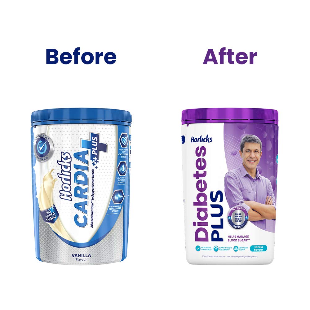 Horlicks Diabetes Plus Vanilla 400 g Jar