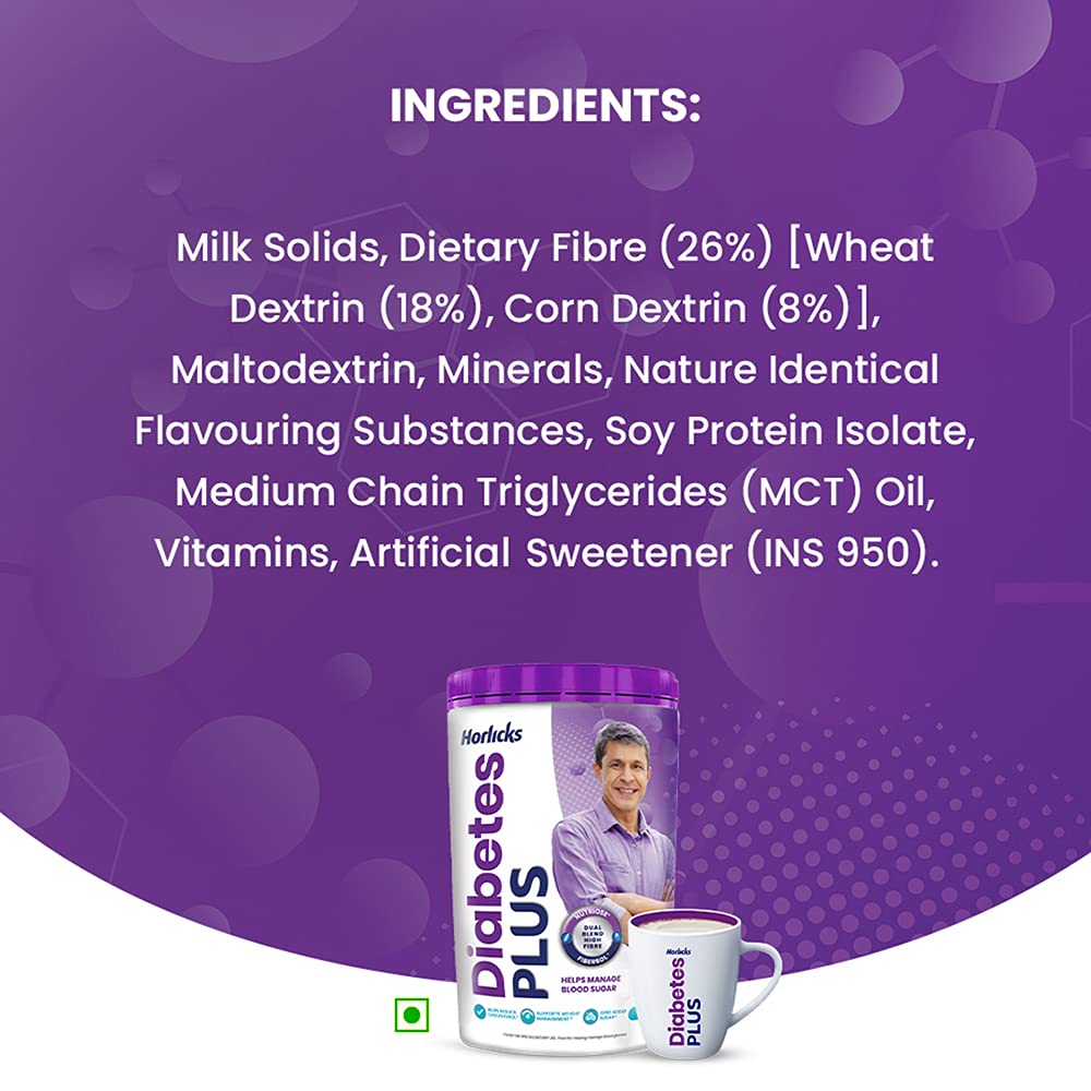 Horlicks Diabetes Plus Vanilla 400 g Jar
