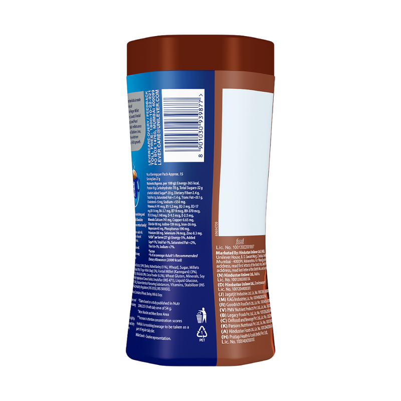 Millet Chocolate Horlicks 400gm Jar